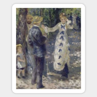 The Swing by Auguste Renoir Sticker